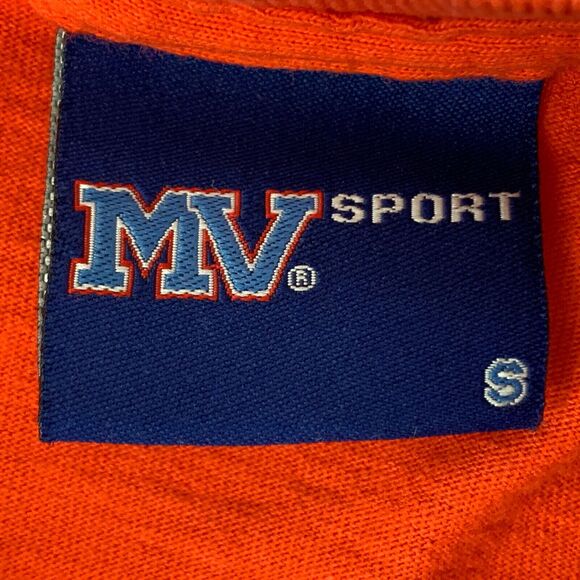 Vintage 90s Auburn University Tigers T Shirt College Long Sleeve Orange S Small - Picture 5 of 9